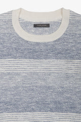 T-shirt riga degradè navy-Dan John