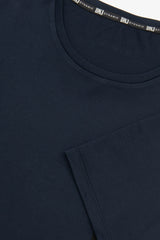 T-shirt tecnica con taschino DNJ blu-Dan John