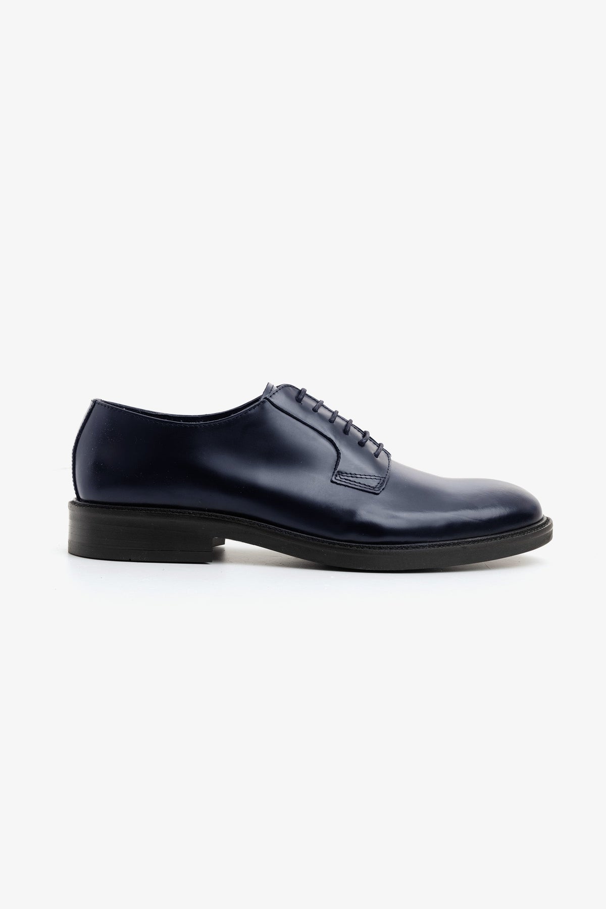 Classic blue derby shoe