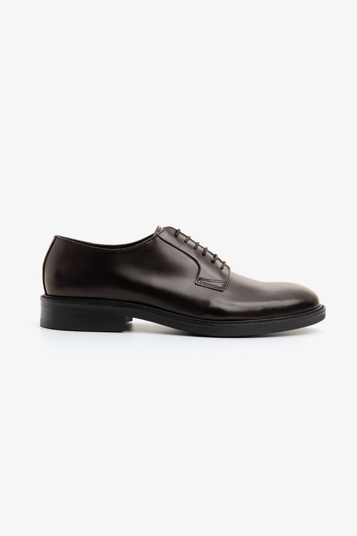 Classic dark brown derby shoe