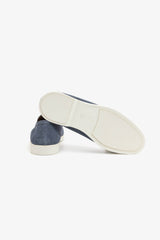 Mocassino scamosciato denim-Dan John