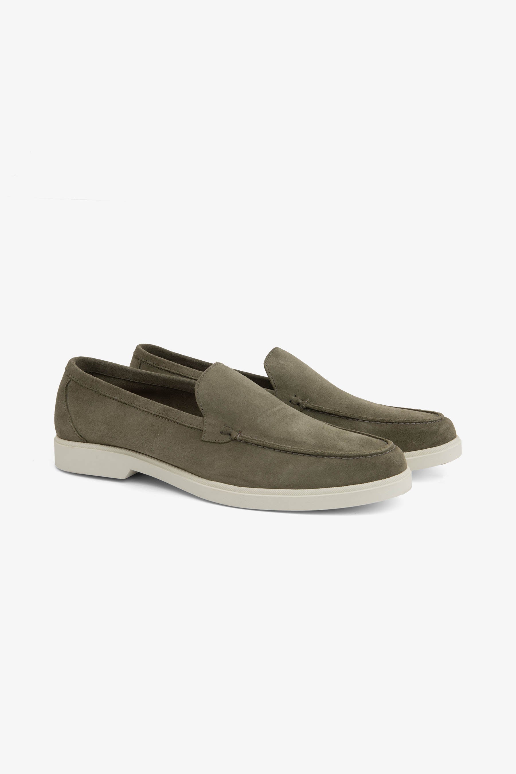 Mocassino scamosciato verde-Dan John
