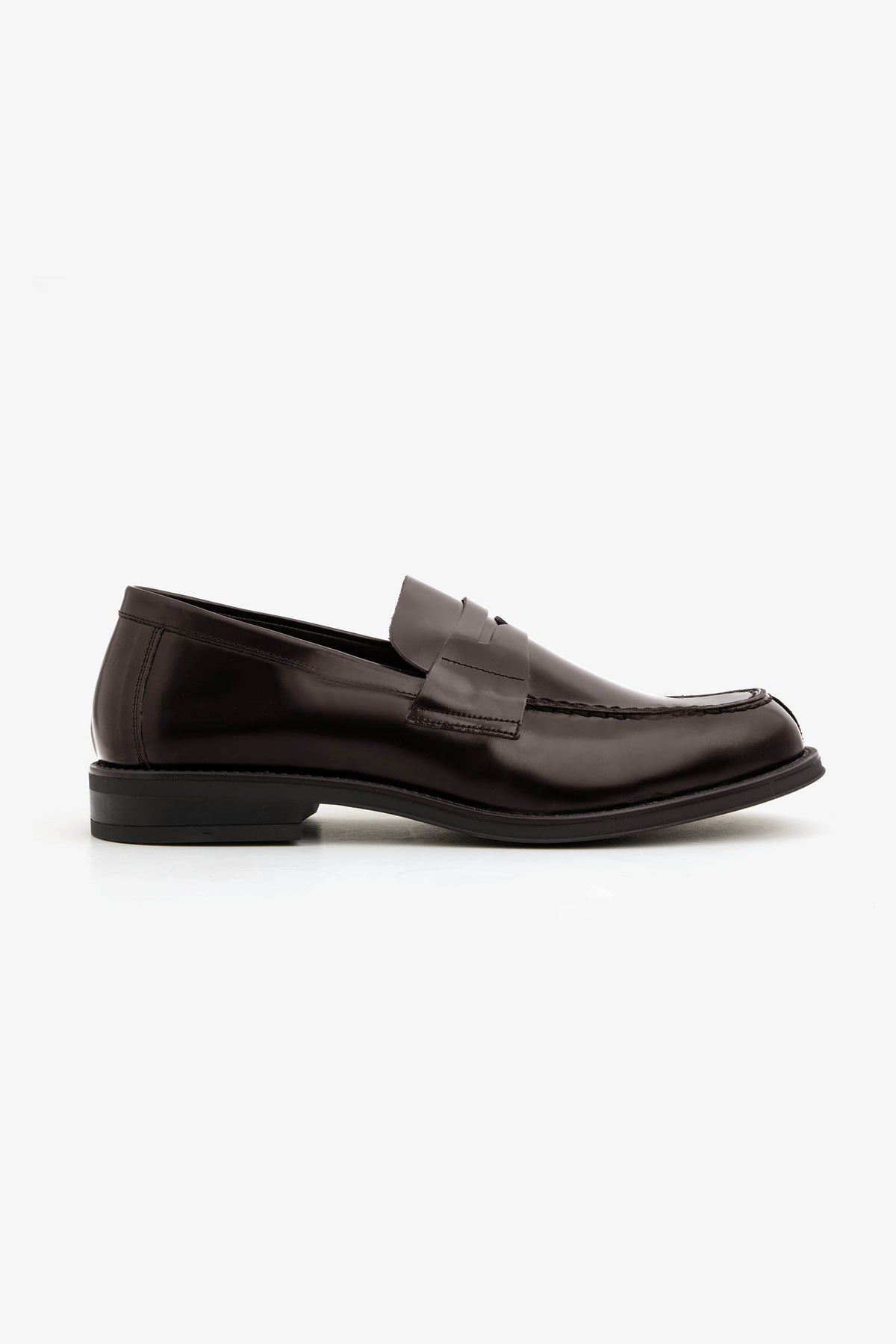 Dark brown college moccasin