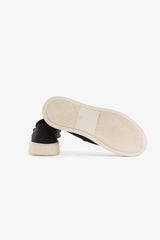 Blue snapdragon suede moccasin