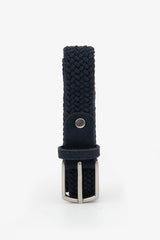 Kids Blue Braided Belt