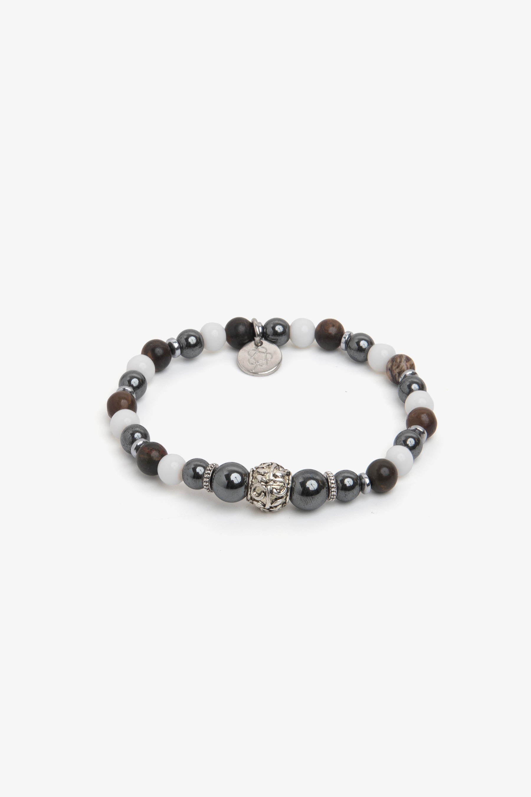 Bracciale perle piccole bianco-Dan John