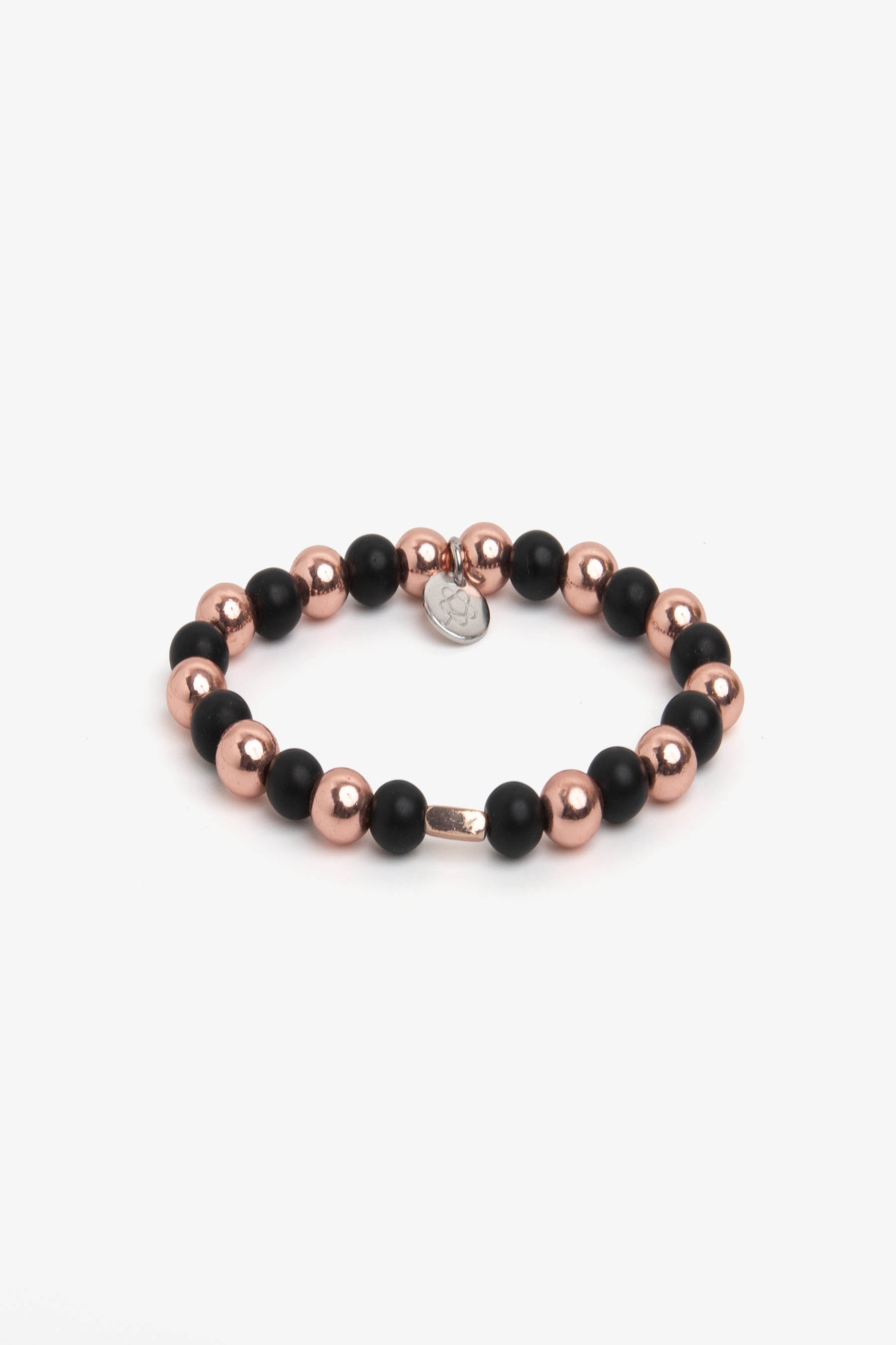 Bracciale perle medie rosa-Dan John