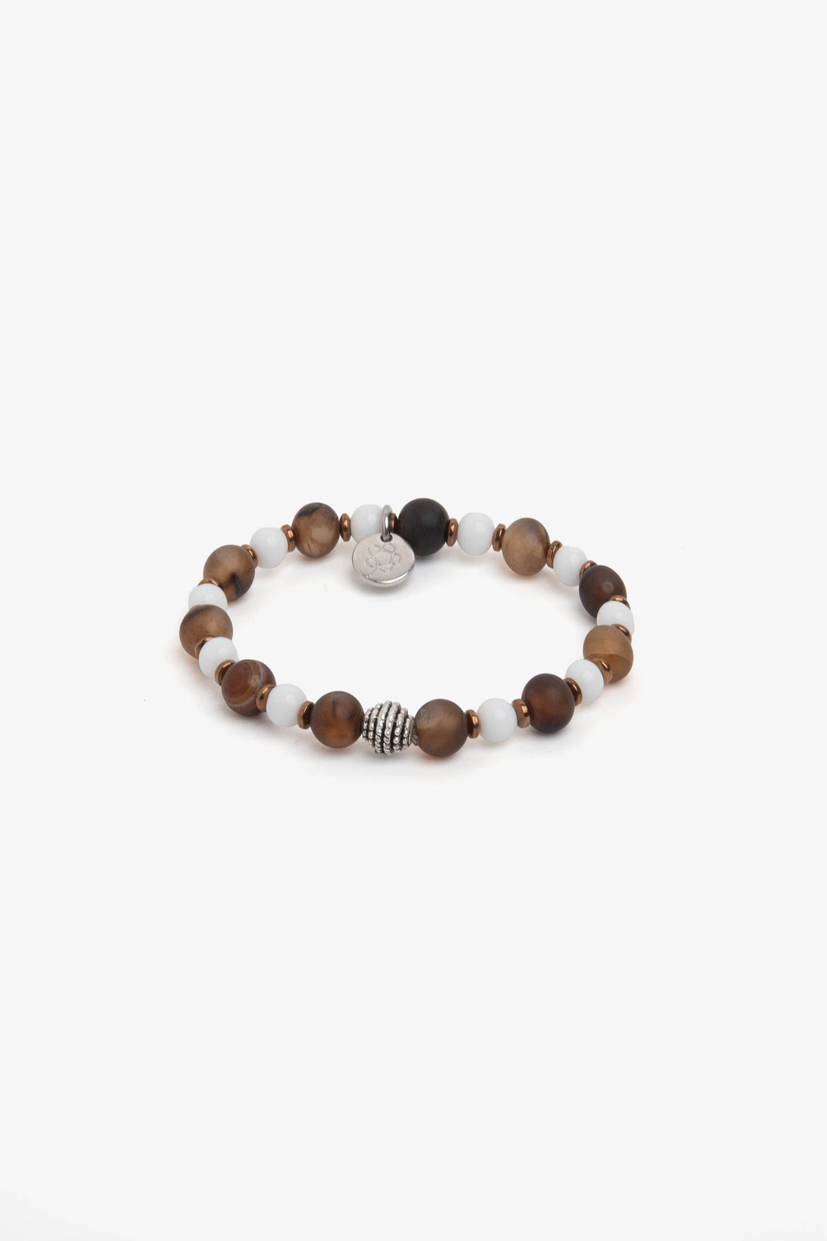 Bracciale perle piccole tortora-Dan John