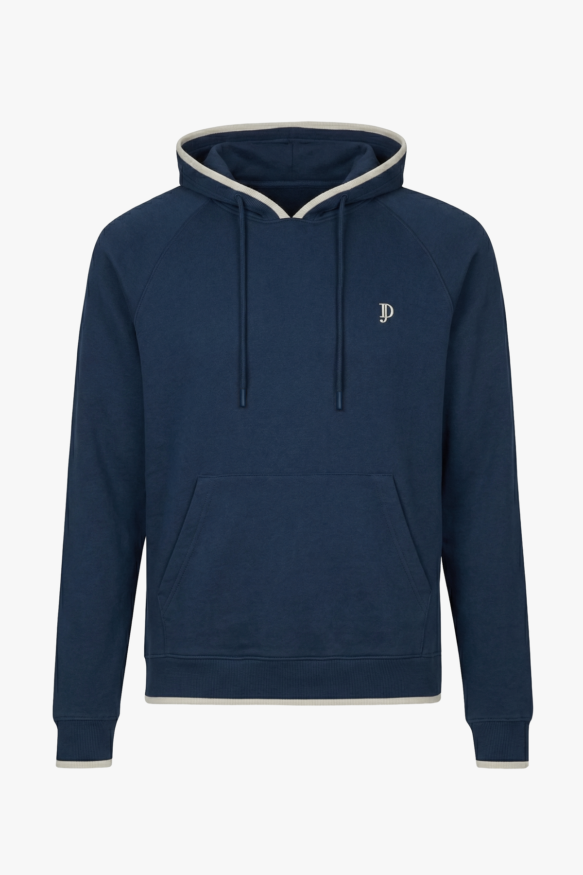 Felpa con cappuccio blu-Dan John