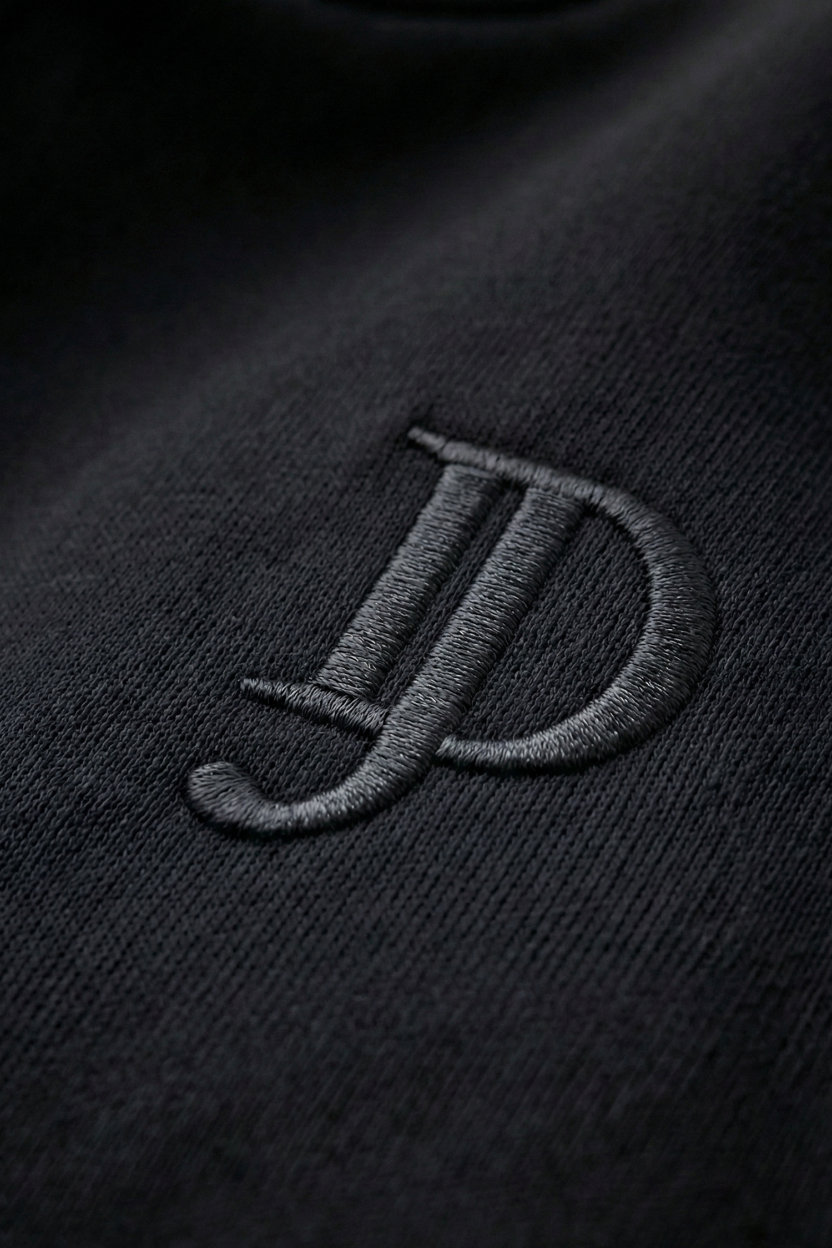 Bomber in felpa full zip nero-Dan John