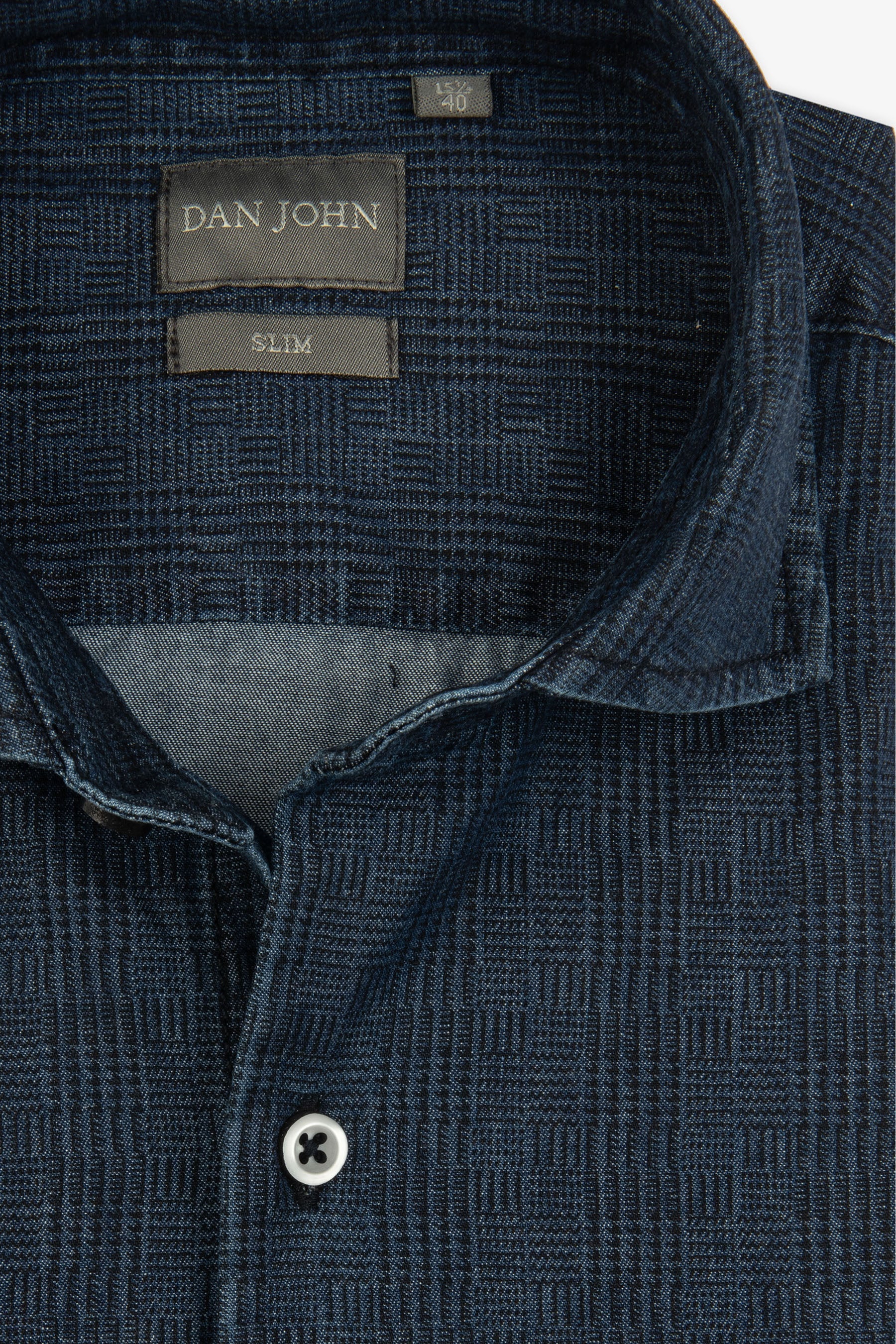 Prince of Wales Denim Shirt