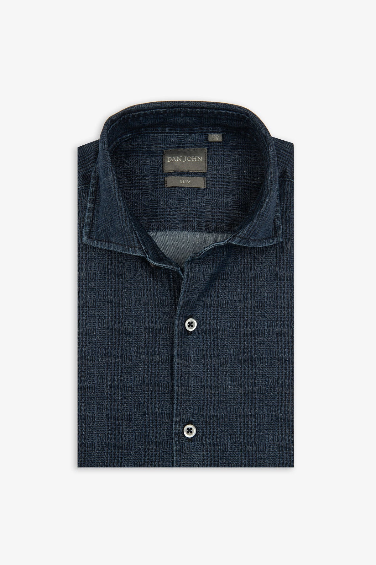 Prince of Wales Denim Shirt