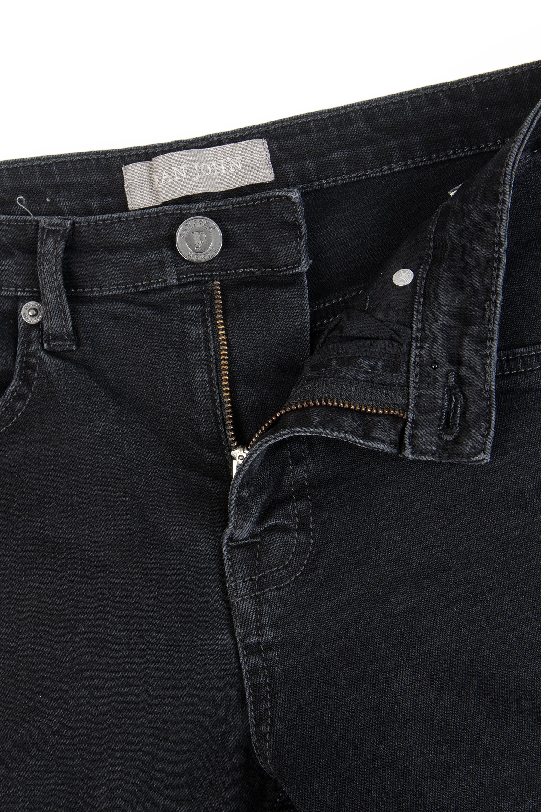 Pantaloni denim nero-Dan John