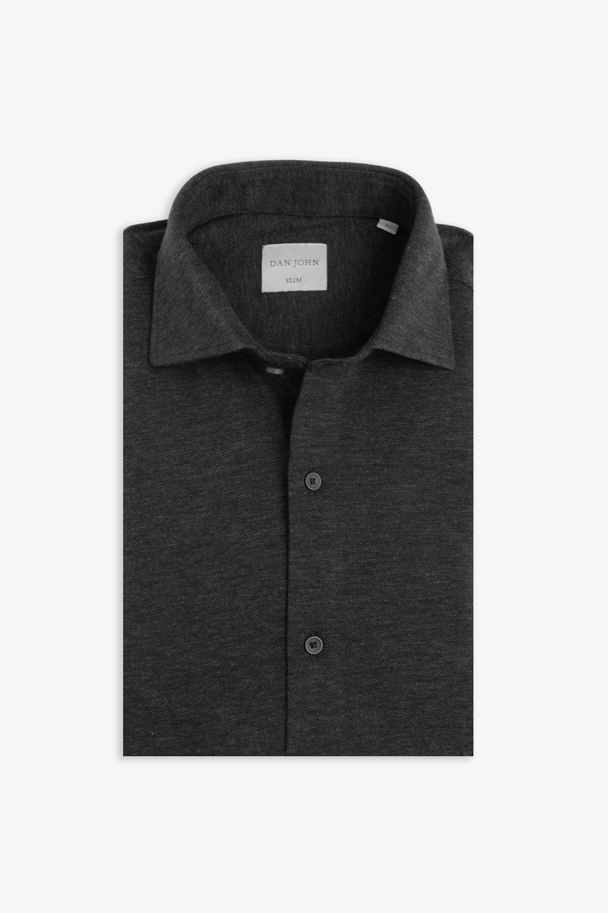 Anthracite melange jersey shirt