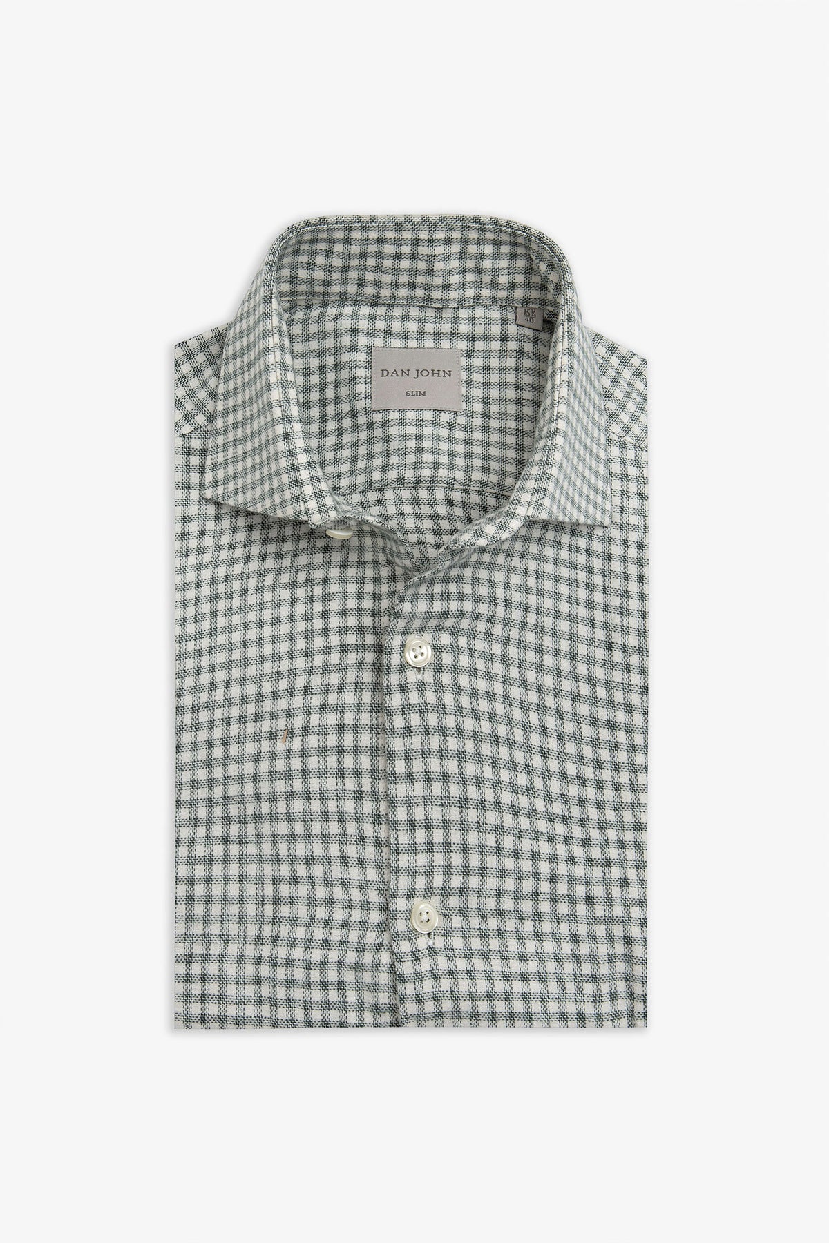 Sage vichy flannel shirt