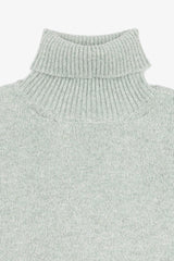 Maglia dolcevita moulinè salvia-Dan John