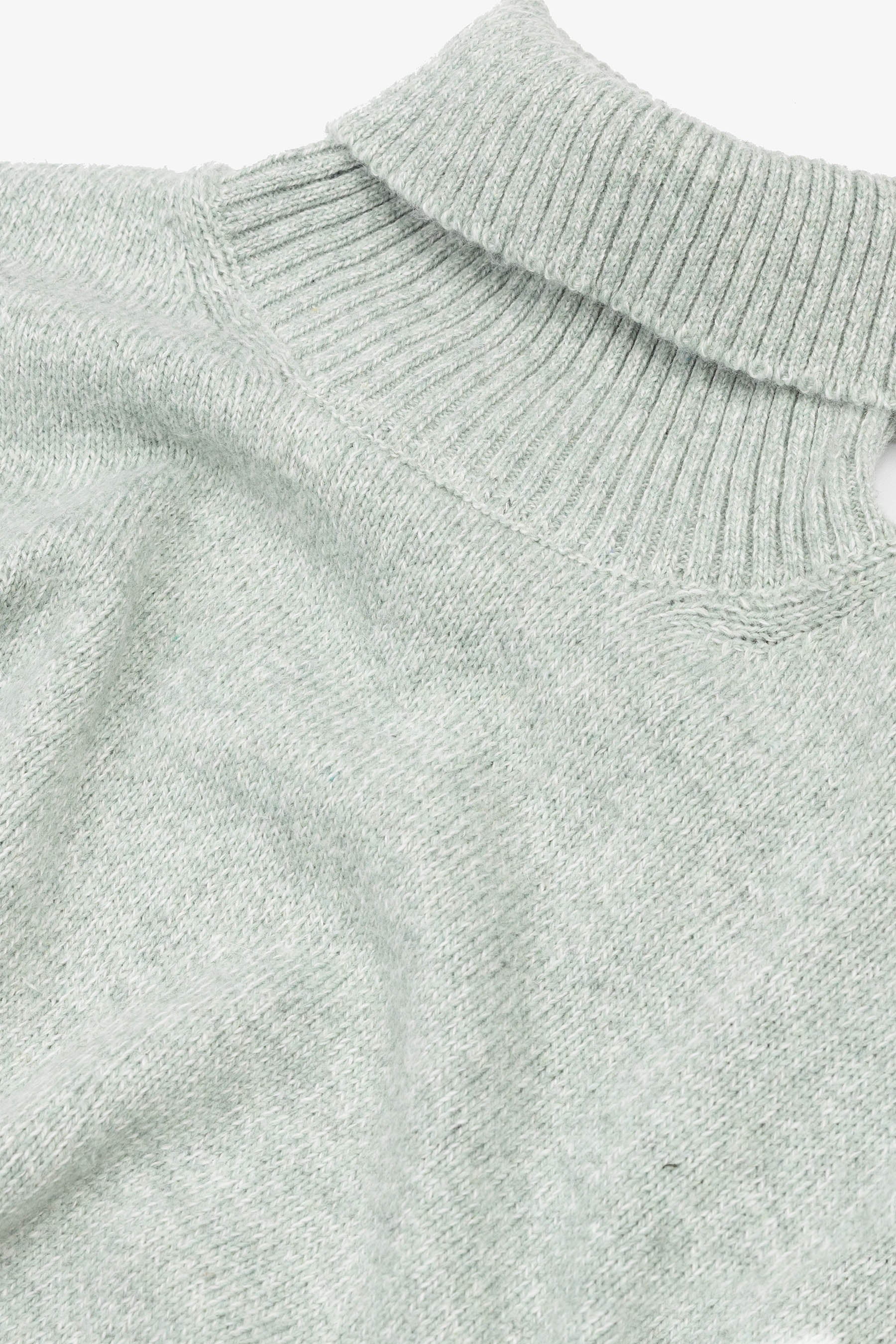 Maglia dolcevita moulinè salvia-Dan John