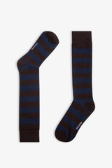 3-pack blue multi-patterned socks