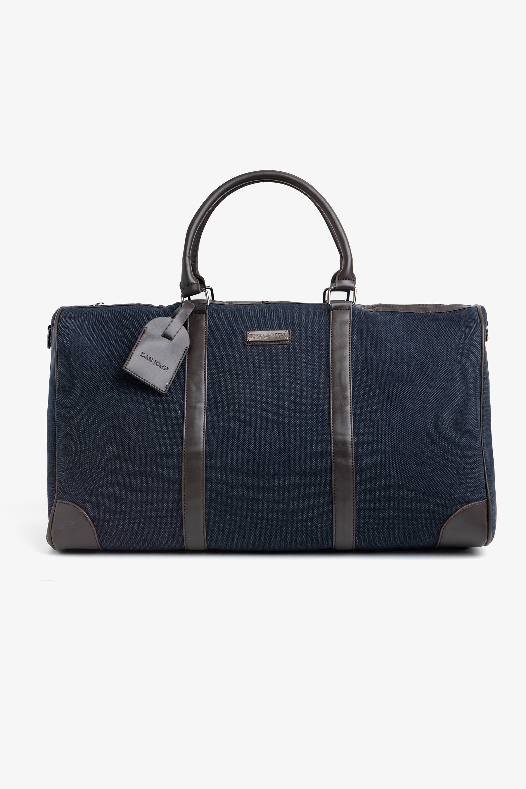 Blue honeycomb fabric holdall