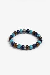 Bracciale perle medie celeste-Dan John