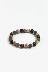 Bracciale perle medie salvia-Dan John