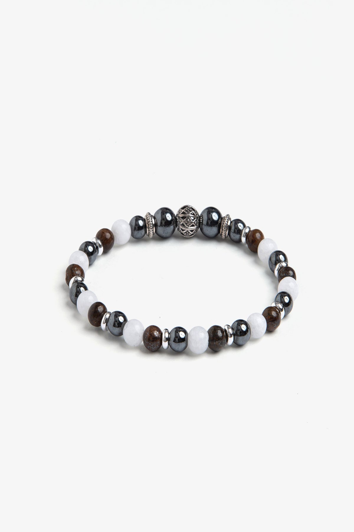 Bracciale perle piccole bianco-Dan John