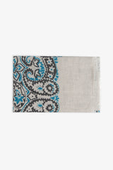 Pashmina oil flower macro drawing