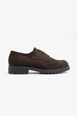 Scarpe derby suede moro-Dan John