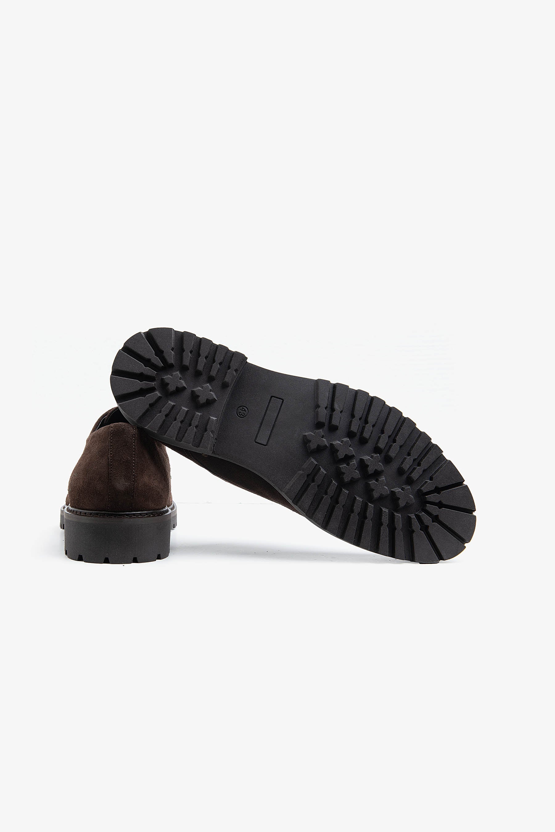 Scarpe derby suede moro-Dan John