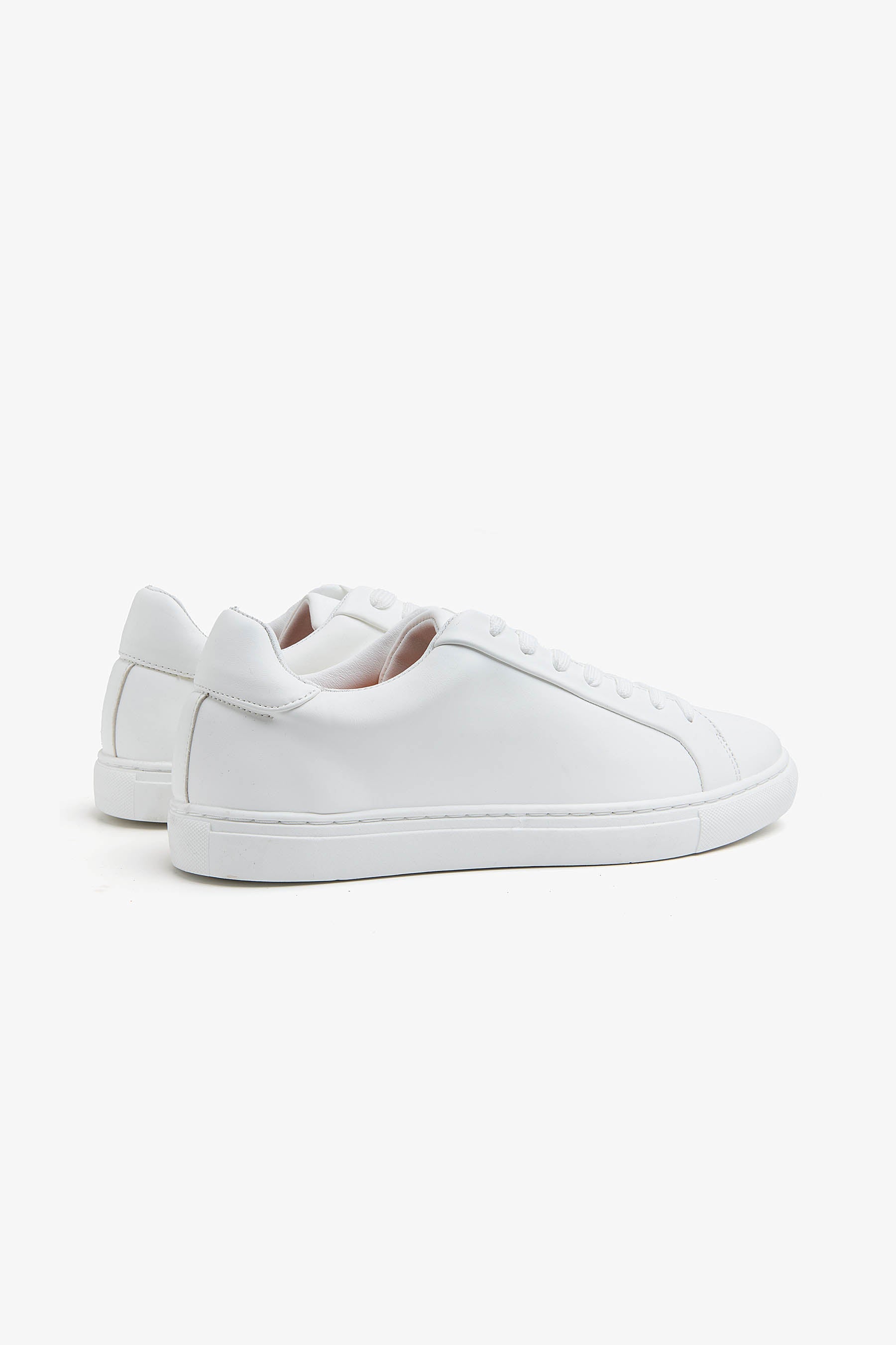 Sneakers in ecopelle bianca-Dan John