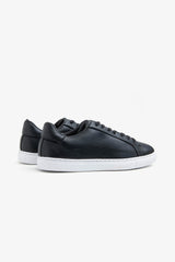 Sneakers in ecopelle nera-Dan John