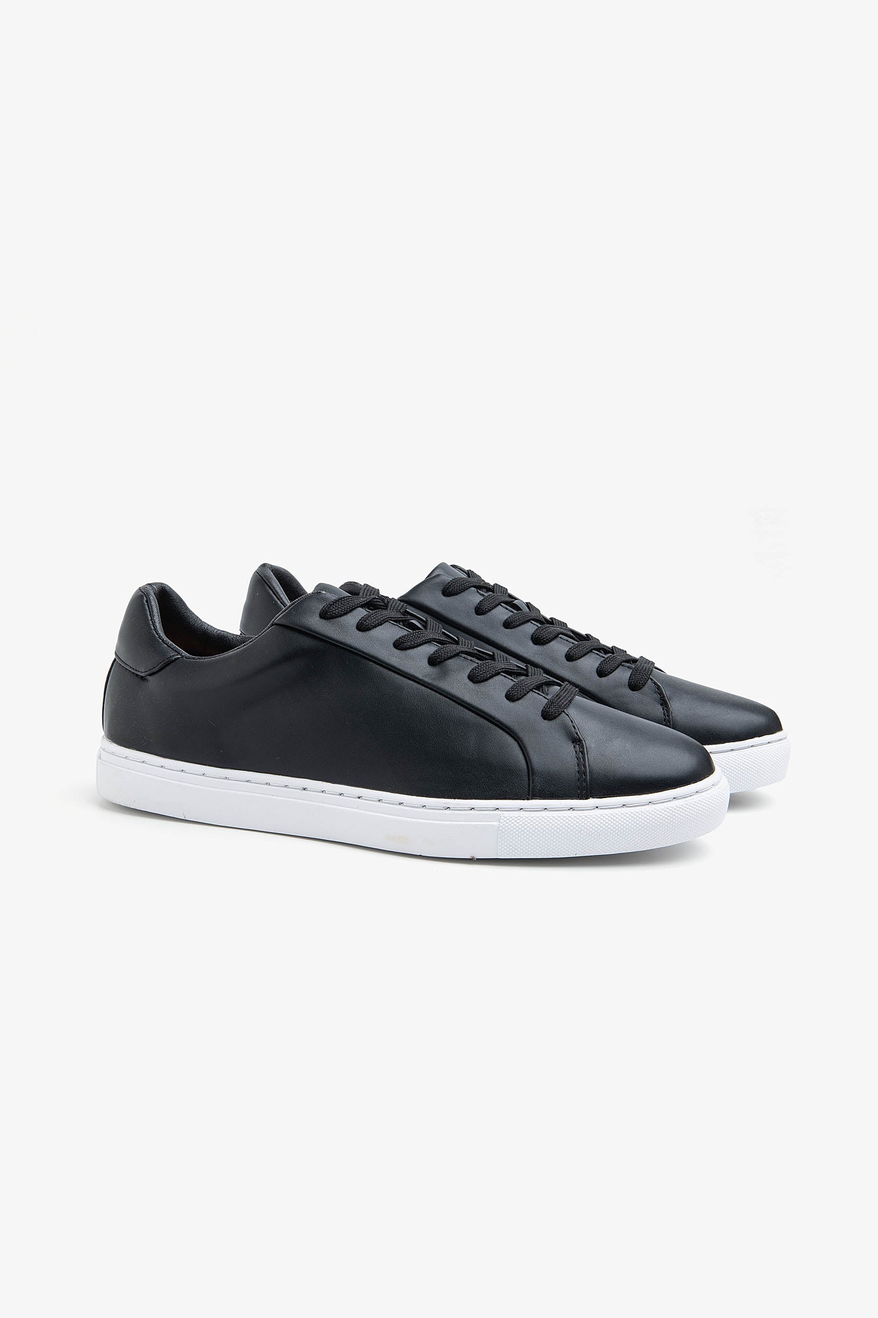 Sneakers in ecopelle nera-Dan John