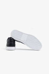 Sneakers in ecopelle nera-Dan John