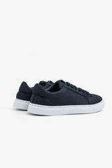 Sneakers in ecosuede blu Kids-Dan John