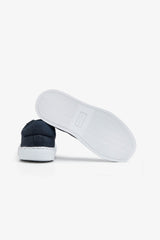 Sneakers in ecosuede blu Kids-Dan John