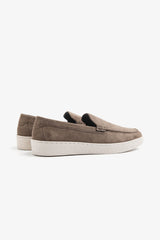 Mocassino ecosuede tortora-Dan John