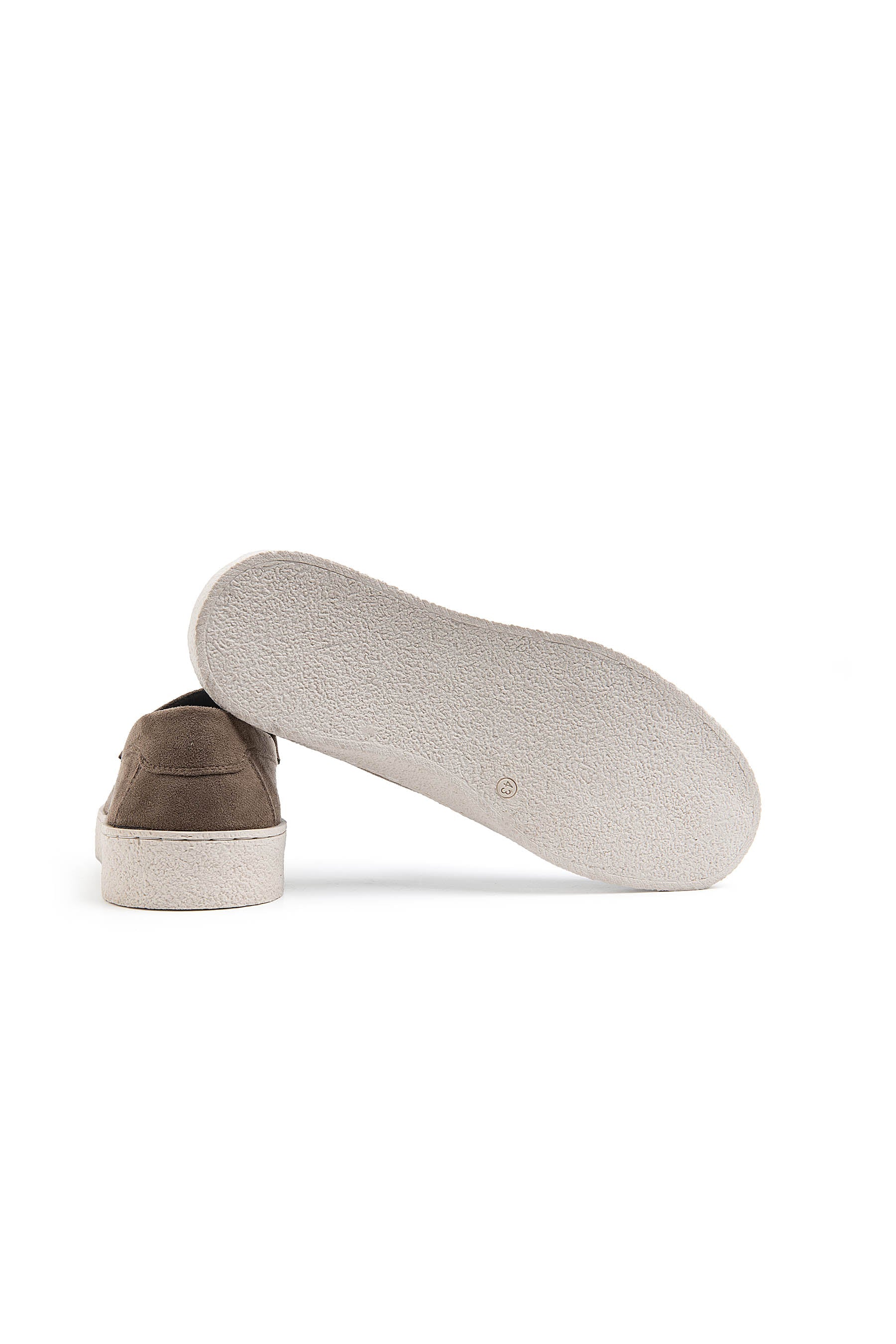 Mocassino ecosuede tortora-Dan John