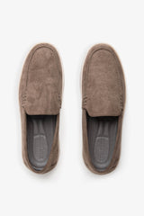 Mocassino ecosuede tortora-Dan John