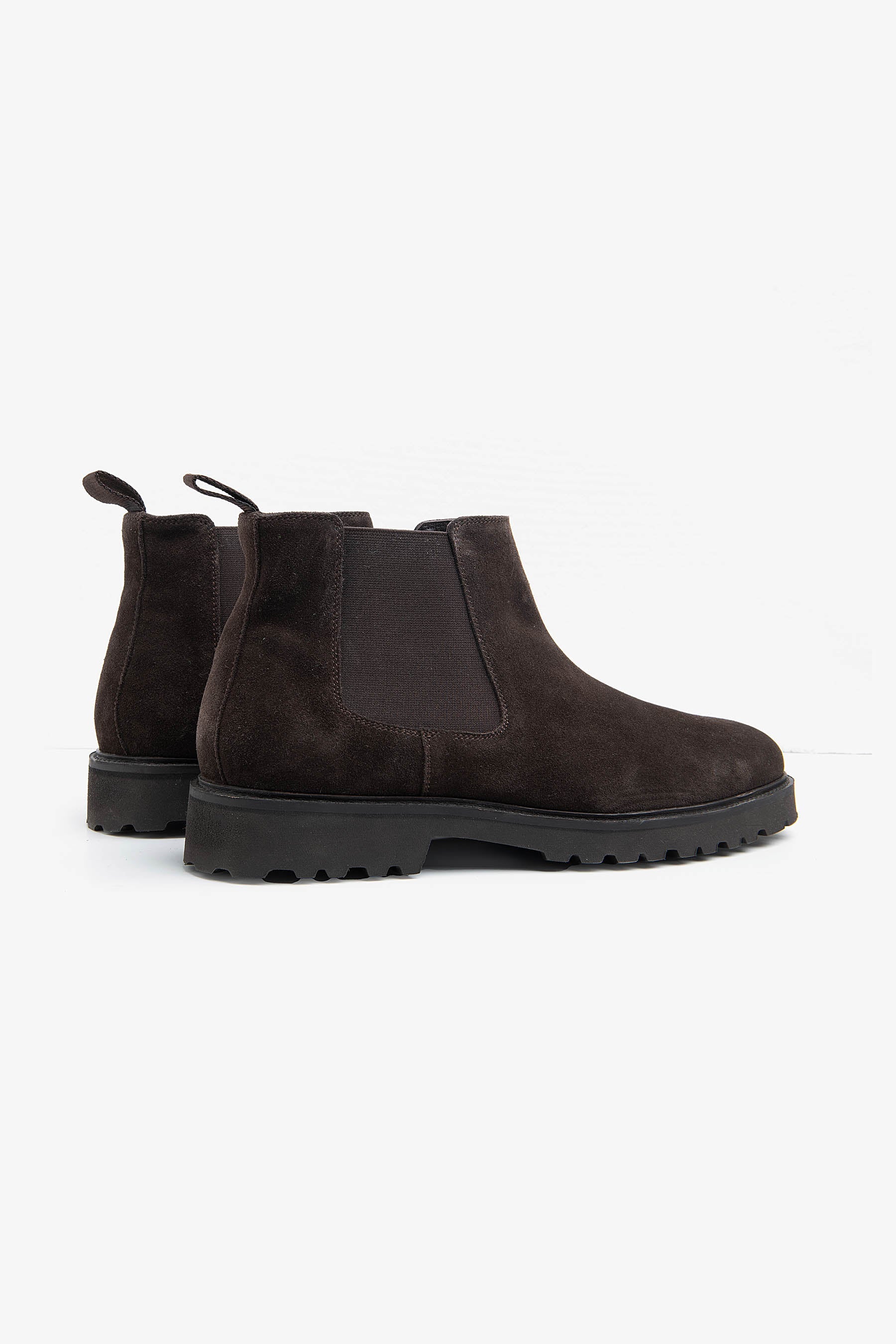 Stivaletto beatles in suede moro-Dan John