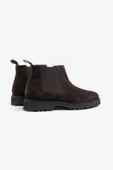 Stivaletto beatles in suede moro-Dan John