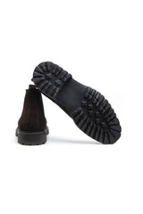 Stivaletto beatles in suede moro-Dan John