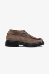 Stivaletto ingegnere suede tortora-Dan John