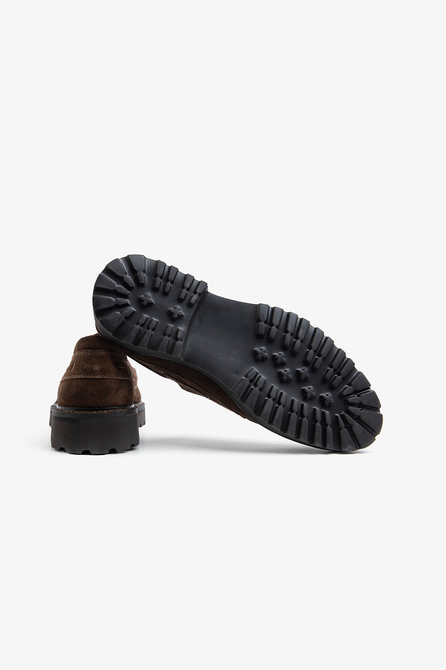 Scarpa da barca in suede cognac-Dan John