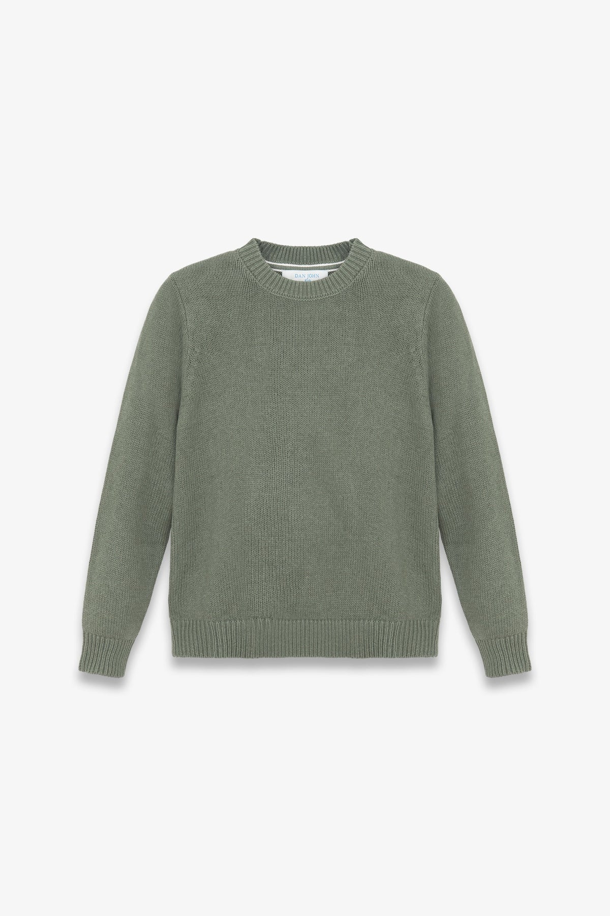 Maglia girocollo rasata verde Kids-Dan John