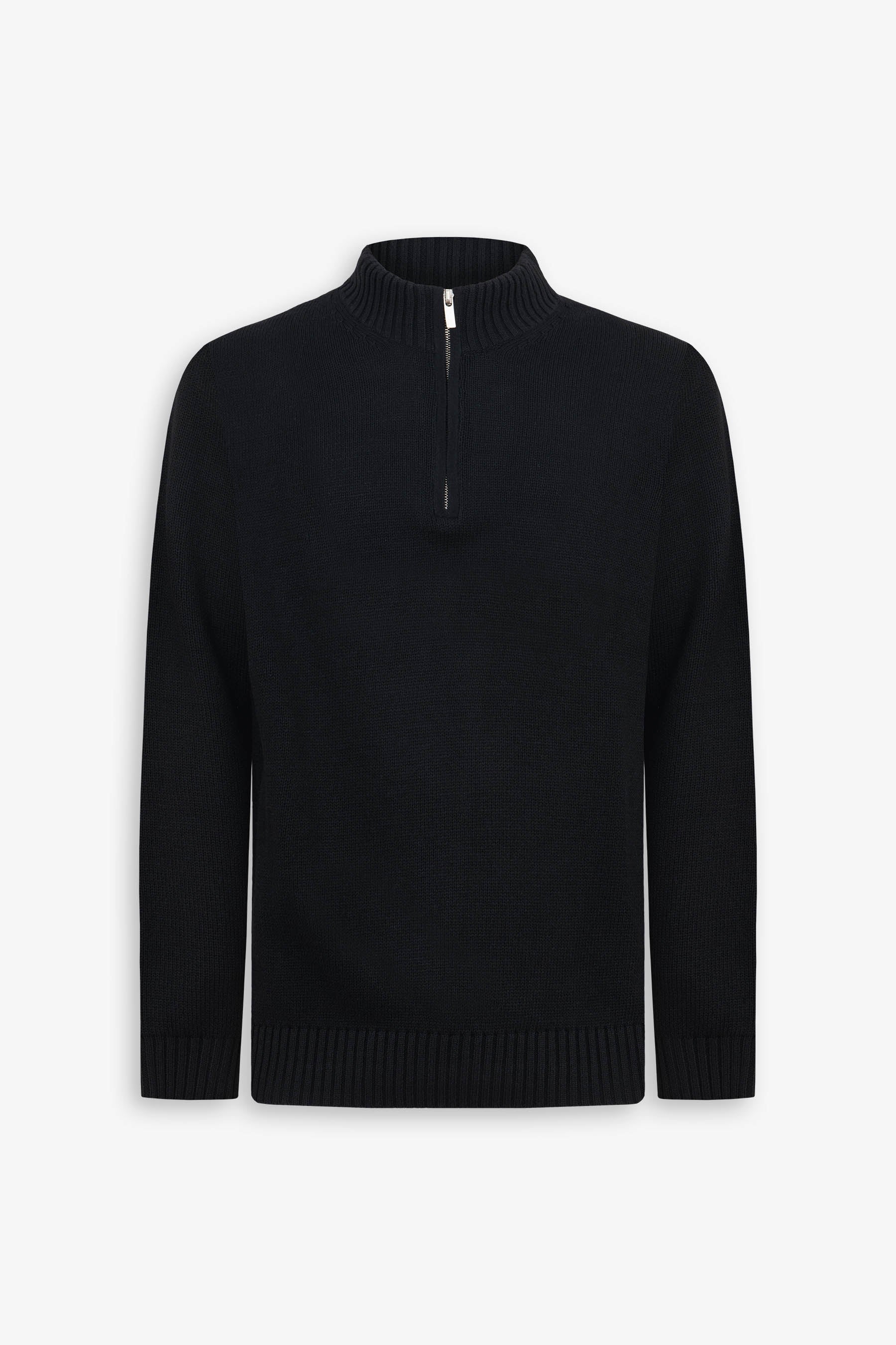 Maglia half zip nera-Dan John