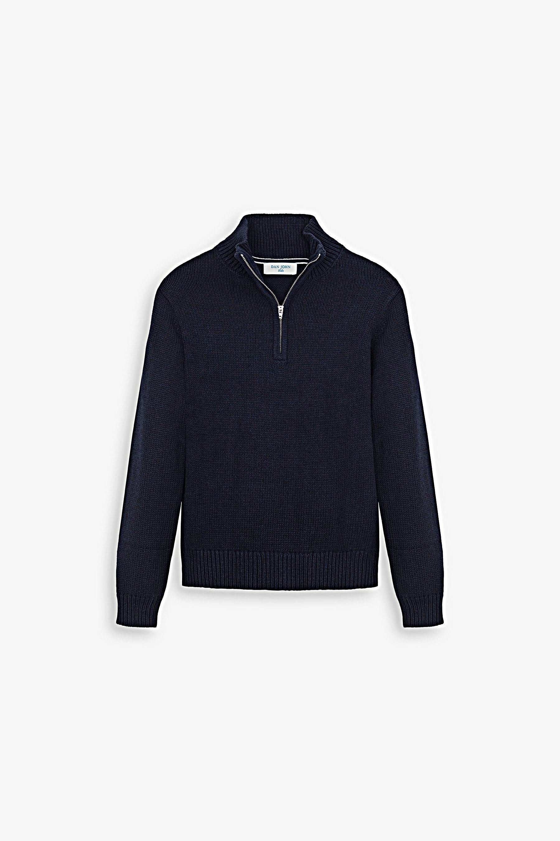 Maglia half zip blu Kids-Dan John