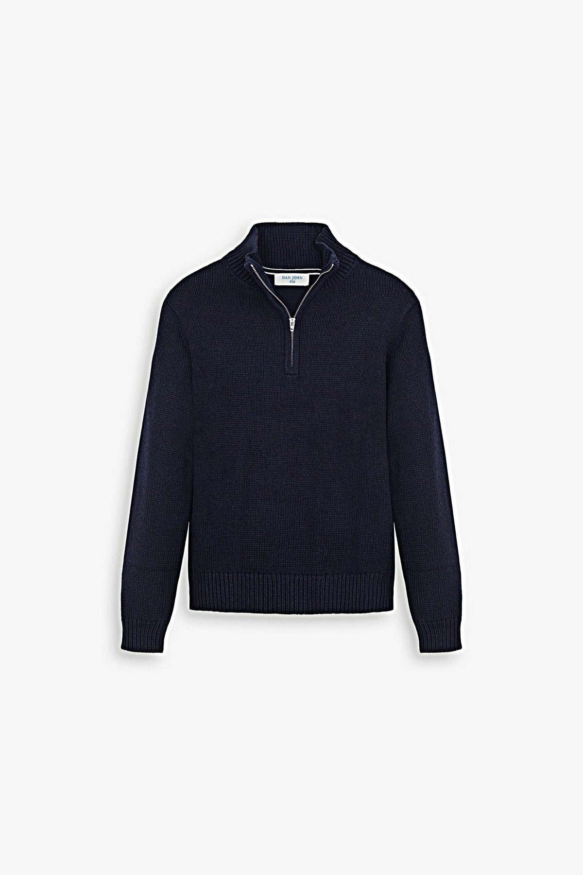 Maglia half zip blu Kids-Dan John