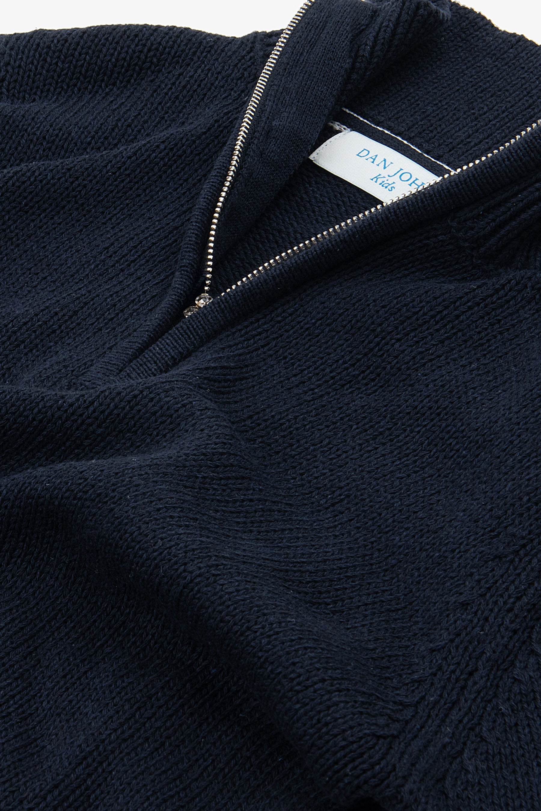 Maglia half zip blu Kids-Dan John