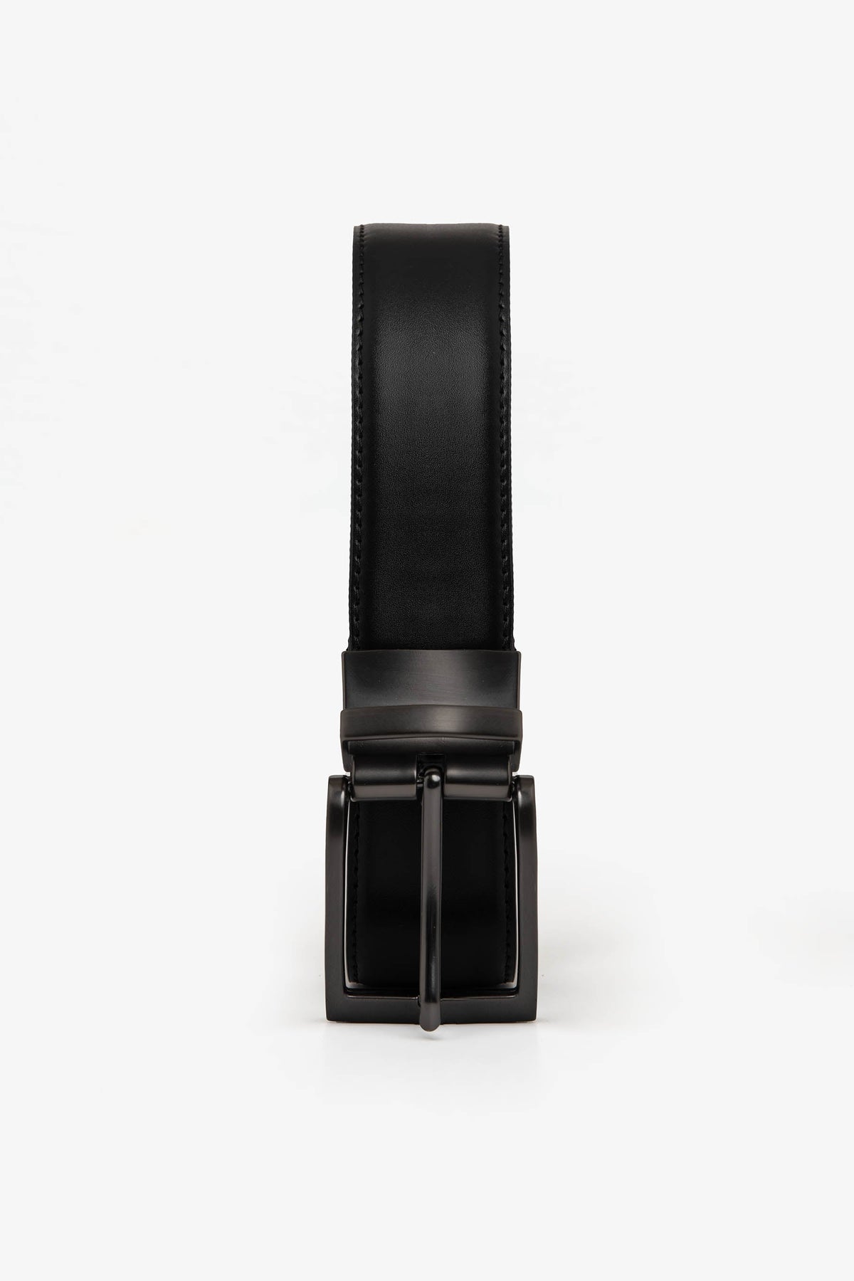 Cintura classica reversibile nero moro-Dan John